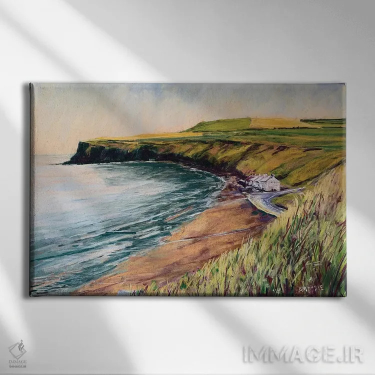 تابلو سالـتبرن در زیر آفتاب (نام مکان) اثر اندرو مودی - نمای روبهرو روی دیوار