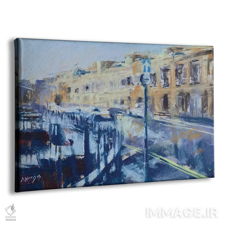 تابلو آفتاب پس از باران، اباوربورگ (شهر اسکاتلند) اثر اندرو مودی - نمای پرسپکتیو محصول