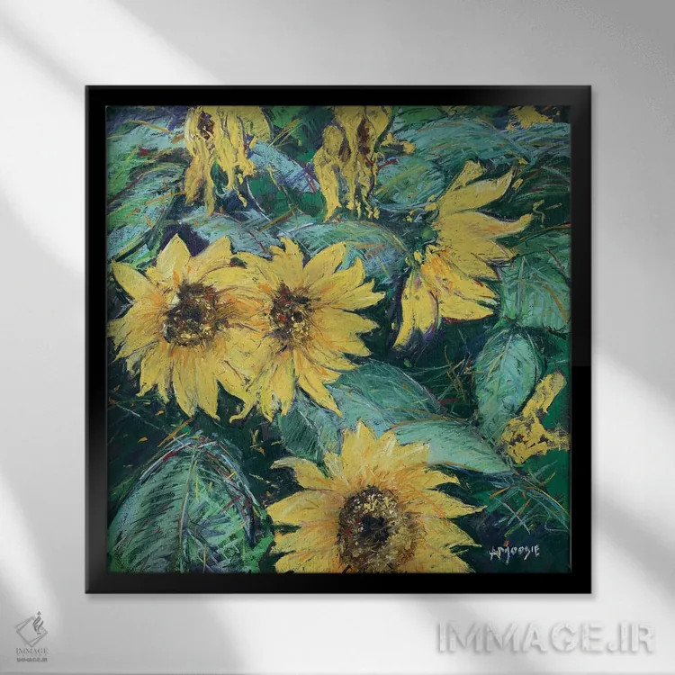 تابلو روی خوش آفتاب اثر اندرو مودی - نمای قابدار مشکی