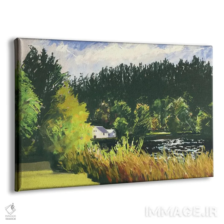 تابلو درخشش دریاچه (loch) اثر اندرو مودی - نمای پرسپکتیو محصول