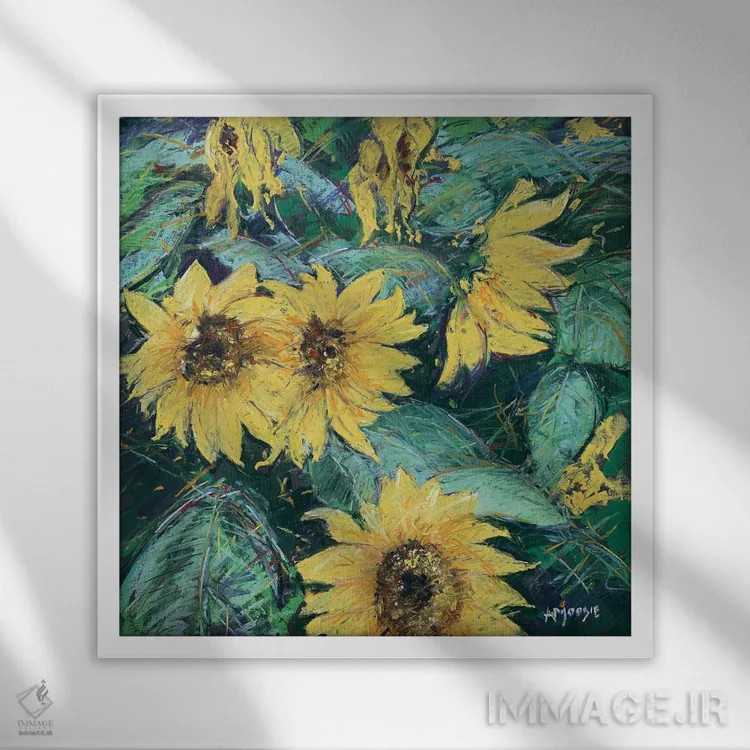 تابلو روی خوش آفتاب اثر اندرو مودی - نمای قابدار سفید