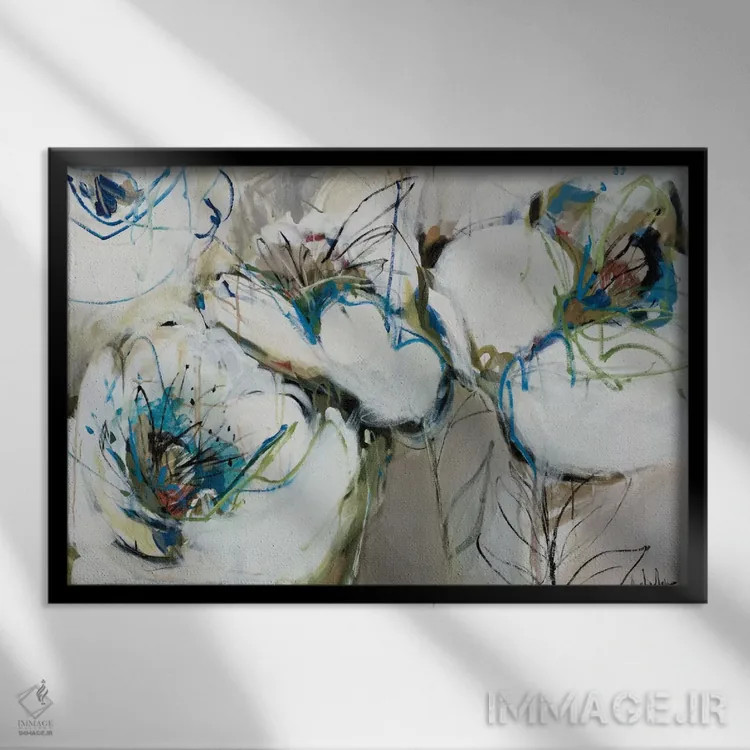 تابلو رقص آفتاب اثر آنجلا ماریـتز - نمای قابدار مشکی