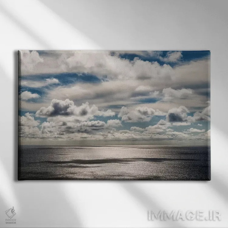 تابلو آمریکا، کالیفرنیا، لاجویا، ابرهای ساحلی بر فراز اقیانوس آرام اثر آن کالینز - نمای روبهرو روی دیوار