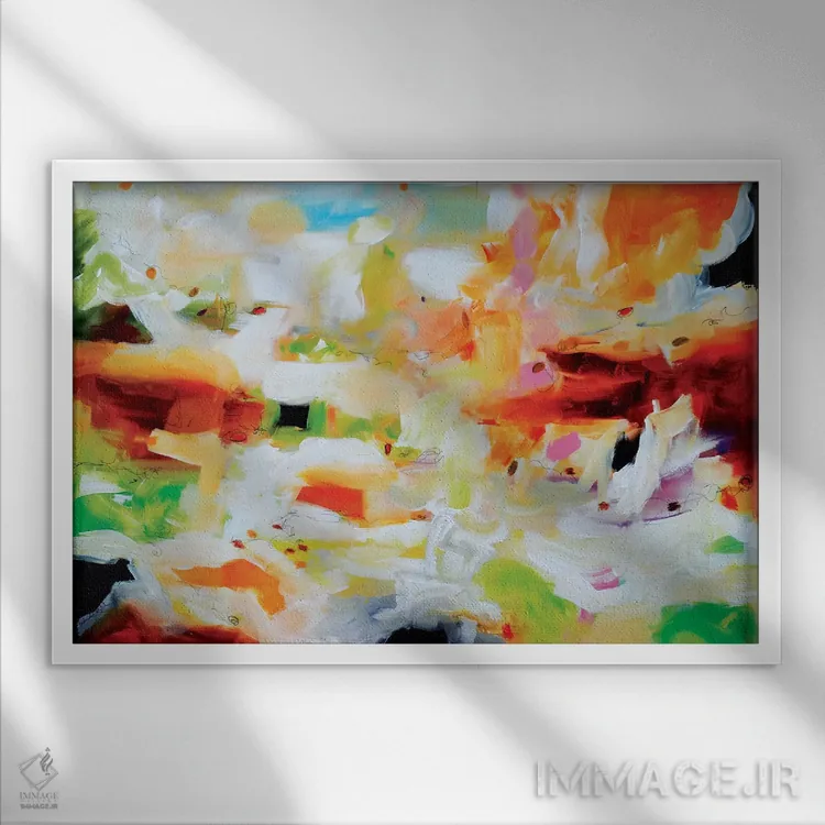 تابلو برکت نجاتبخش اثر آندرادا آنخل - نمای قابدار سفید