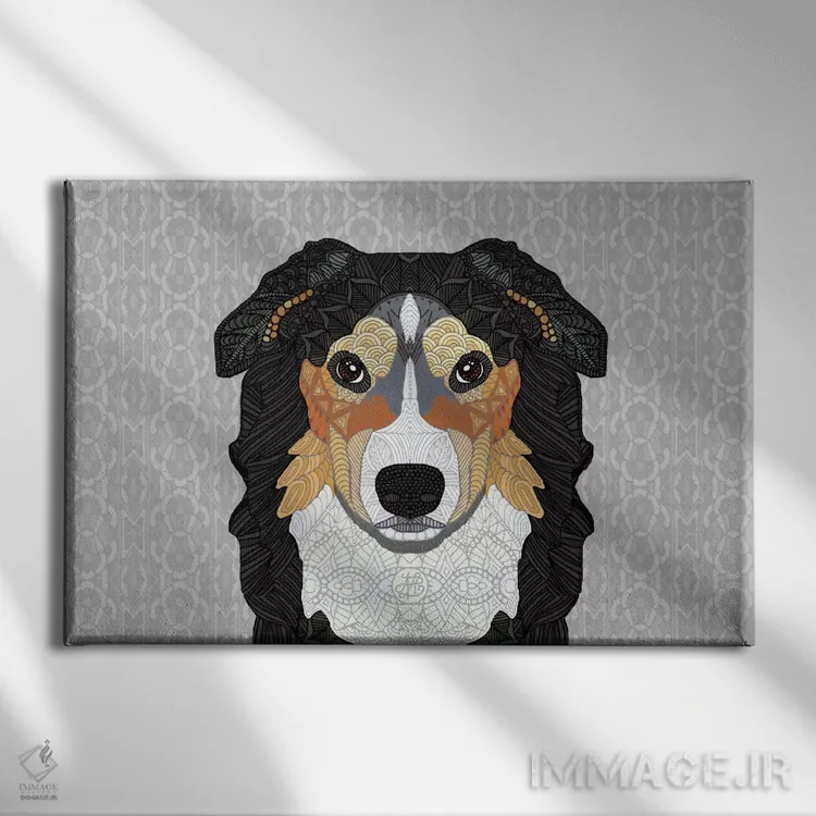 تابلو زکه (کنه) اثر آنجلیکا پارکر - نمای روبهرو روی دیوار