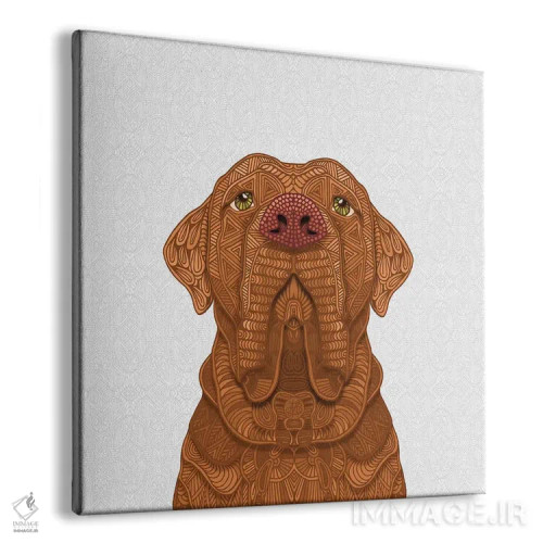 تابلو مستیف بوردو (سگ) اثر آنجلیکا پارکر - نمای پرسپکتیو محصول