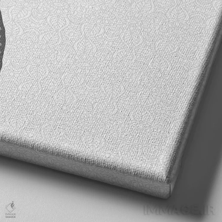 تابلو ایگی آبی (سگ ایتالیایی گریهاند) اثر آنجلیکا پارکر - نمای نزدیک بافت بوم