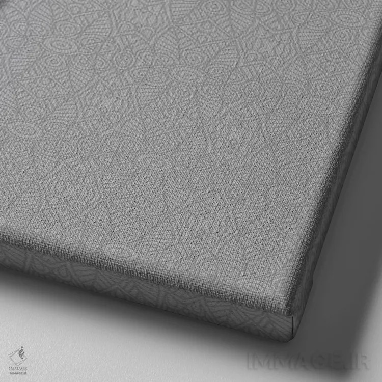 تابلو دختر بوستونی اثر آنجلیکا پارکر - نمای نزدیک بافت بوم