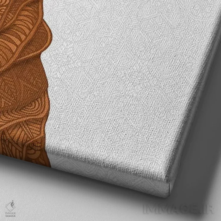 تابلو مستیف بوردو (سگ) اثر آنجلیکا پارکر - نمای نزدیک بافت بوم