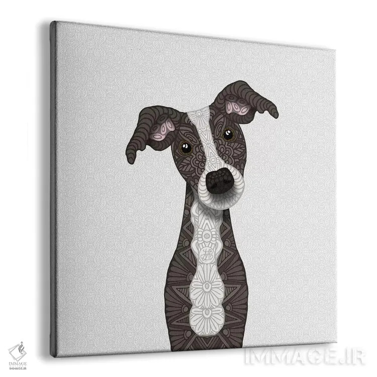 تابلو ایگی راهراه بامزه اثر آنجلیکا پارکر - نمای پرسپکتیو محصول