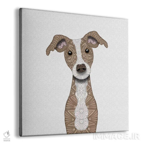 تابلو ایگی نخودی بامزه اثر آنجلیکا پارکر - نمای پرسپکتیو محصول