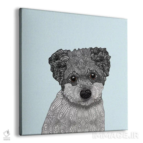 تابلو هاوانیز بامزه (سگ) اثر آنجلیکا پارکر - نمای پرسپکتیو محصول