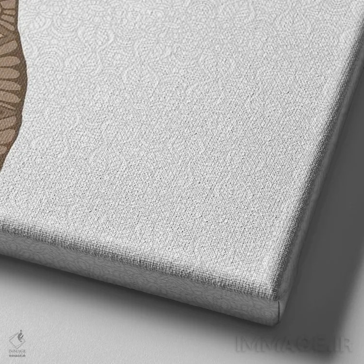 تابلو ایگی نخودی بامزه اثر آنجلیکا پارکر - نمای نزدیک بافت بوم