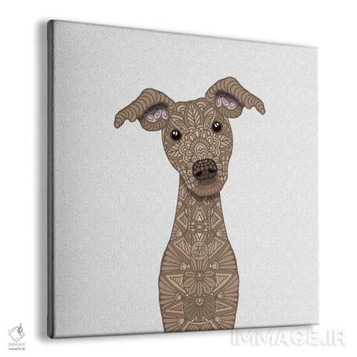 تابلو ایگی نخودی اثر آنجلیکا پارکر - نمای پرسپکتیو محصول