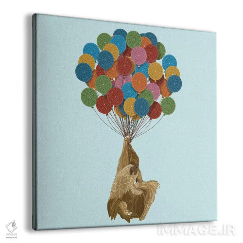 تابلو تولد مبارک تنبل (حیوان) اثر آنجلیکا پارکر - نمای پرسپکتیو محصول