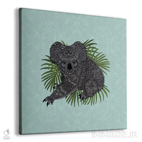 تابلو کوالای خوشحال اثر آنجلیکا پارکر - نمای پرسپکتیو محصول