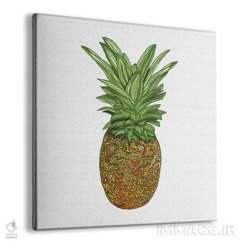 تابلو آناناس اثر آنجلیکا پارکر - نمای پرسپکتیو محصول