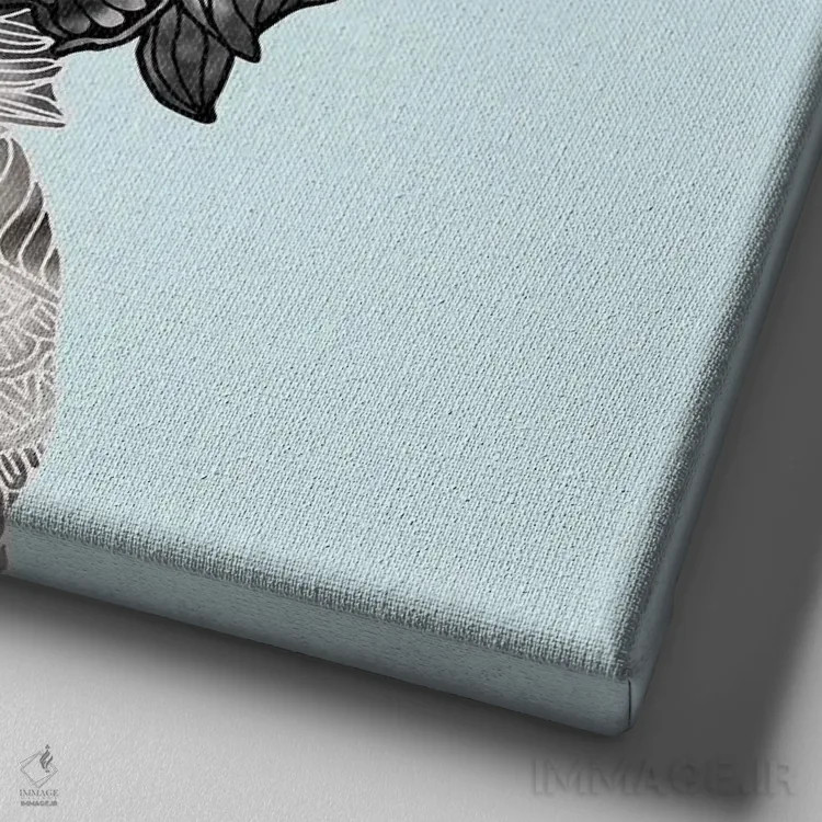 تابلو هاوانیز کوچک (سگ) اثر آنجلیکا پارکر - نمای نزدیک بافت بوم