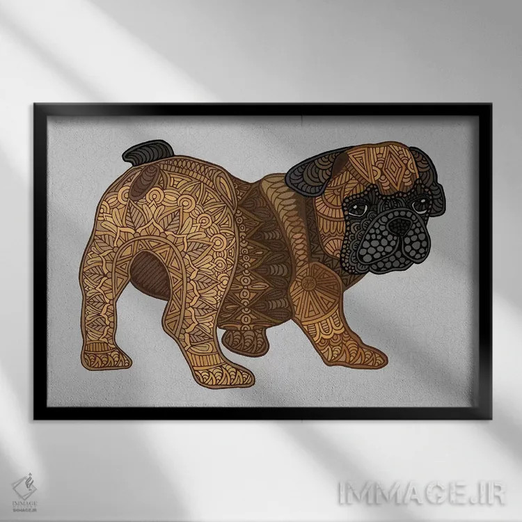 تابلو چاپز اثر آنجلیکا پارکر - نمای قابدار مشکی