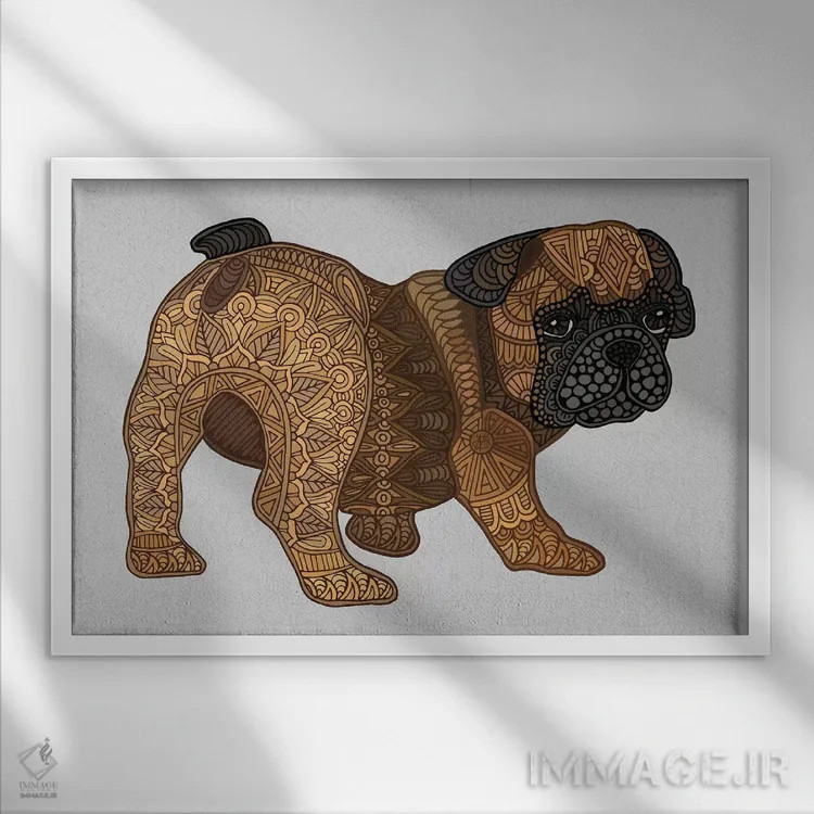 تابلو چاپز اثر آنجلیکا پارکر - نمای قابدار سفید