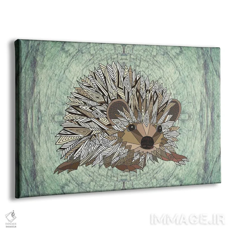 تابلو جوجهتیغی جنگلی اثر آنجلیکا پارکر - نمای پرسپکتیو محصول