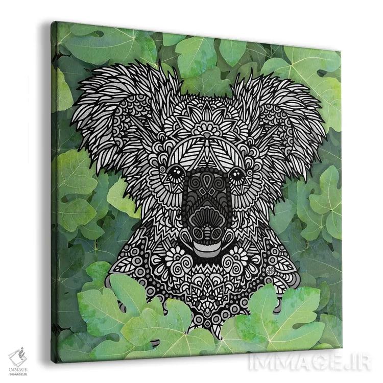 تابلو کوآلای جنگلی اثر آنجلیکا پارکر - نمای پرسپکتیو محصول