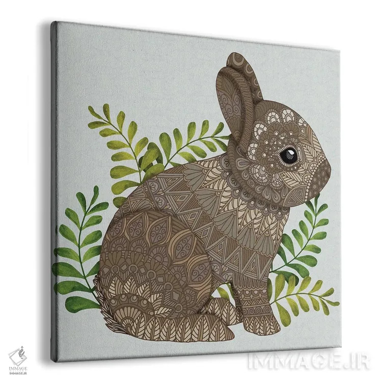 تابلو خرگوش کوچولو اثر آنجلیکا پارکر - نمای پرسپکتیو محصول