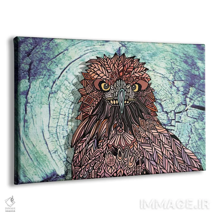 تابلو عقاب طلایی اثر آنجلیکا پارکر - نمای پرسپکتیو محصول