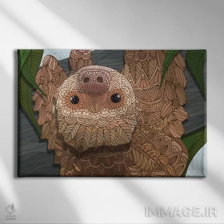 تابلو دوست من، مقاومت کن اثر آنجلیکا پارکر - نمای روبهرو روی دیوار