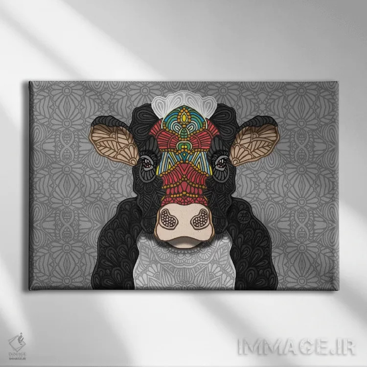 تابلو بلا اثر آنجلیکا پارکر - نمای روبهرو روی دیوار