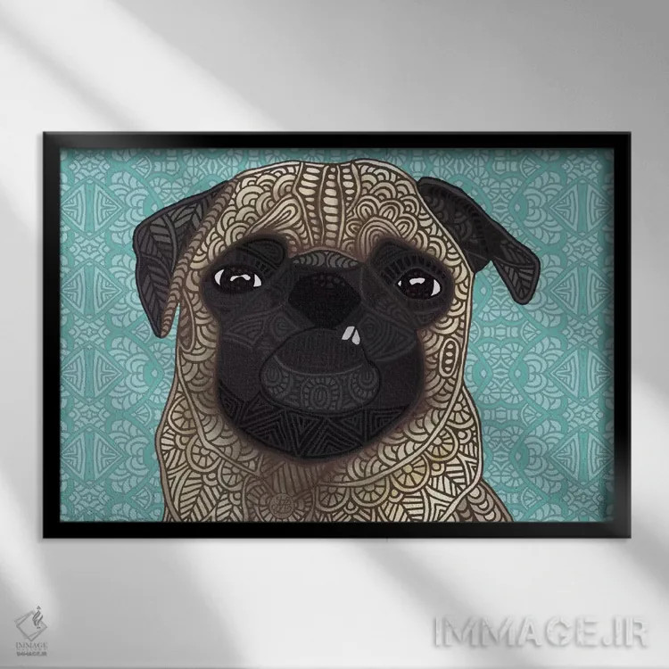 تابلو لیما بونیتا (شهر/نام اختصاری) اثر آنجلیکا پارکر - نمای قابدار مشکی