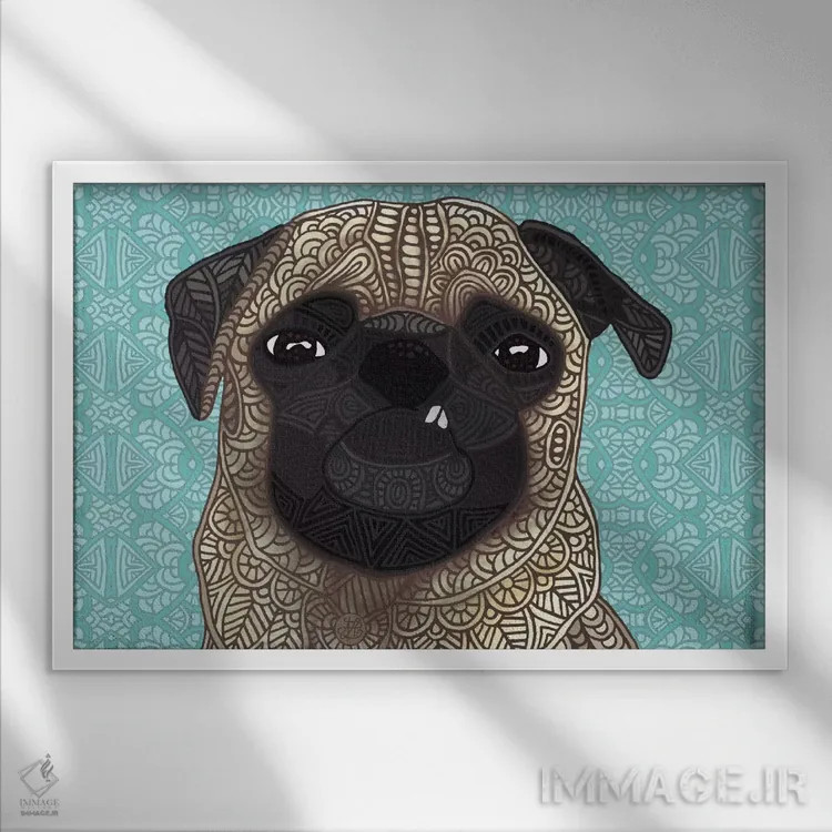 تابلو لیما بونیتا (شهر/نام اختصاری) اثر آنجلیکا پارکر - نمای قابدار سفید