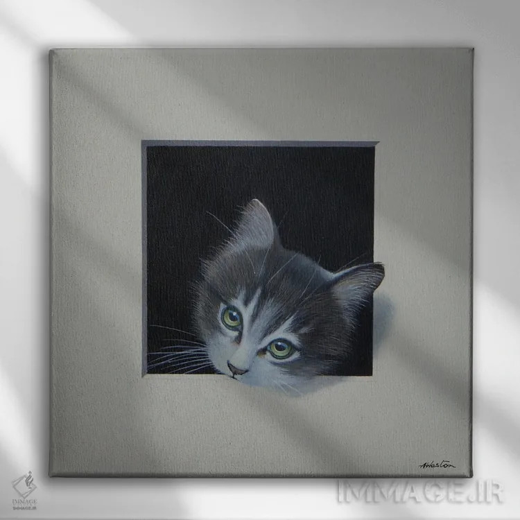 تابلو الا اول اثر آلن وستون - نمای روبهرو روی دیوار