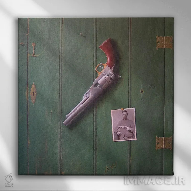 تابلو کُلت (اسب جوان) اثر آلن وستون - نمای روبهرو روی دیوار