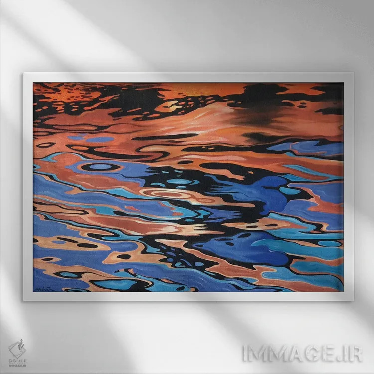 تابلو میراندا دوم اثر آلن وستون - نمای قابدار سفید