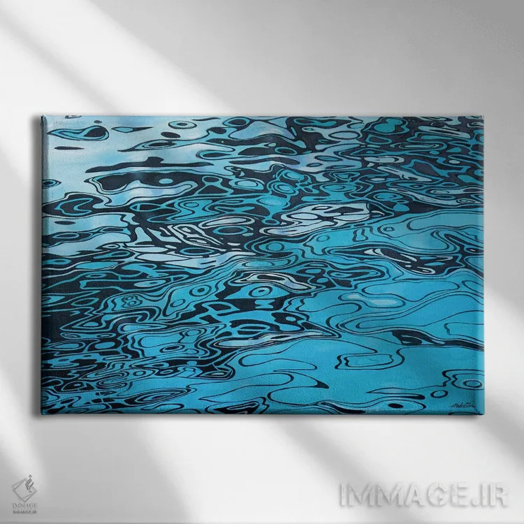 تابلو پل پیادهروی پانتون فوی اثر آلن وستون - نمای روبهرو روی دیوار