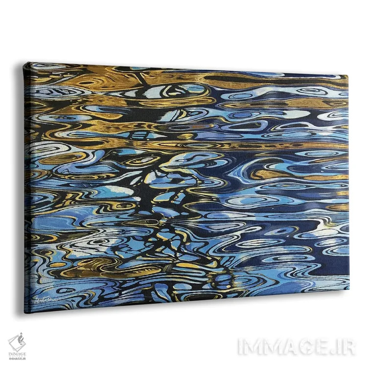 تابلو بازتاب درختان اثر آلن وستون - نمای پرسپکتیو محصول