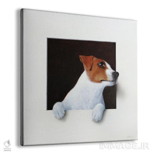 تابلو جک راسل (نژاد سگ) اثر آلن وستون - نمای پرسپکتیو محصول