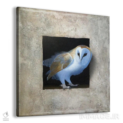 تابلو جغد انباری اول اثر آلن وستون - نمای پرسپکتیو محصول