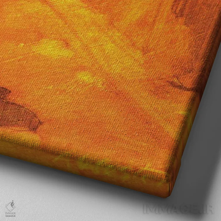 تابلو کامیون قدیمی دوم اثر آلن وستون - نمای نزدیک بافت بوم