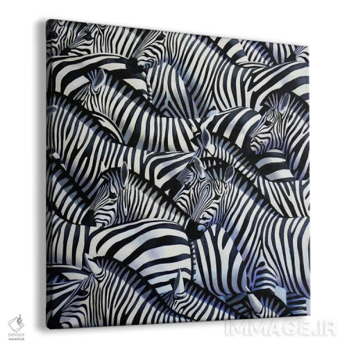 تابلو گورخر دوم اثر آلن وستون - نمای پرسپکتیو محصول