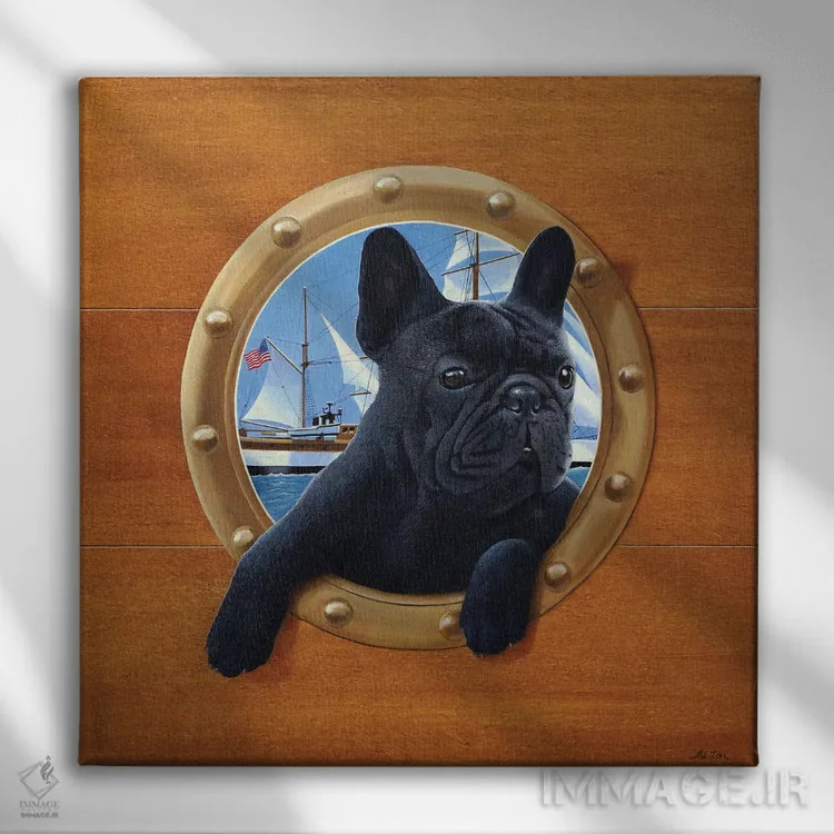 تابلو تاکی اثر آلن وستون - نمای روبهرو روی دیوار