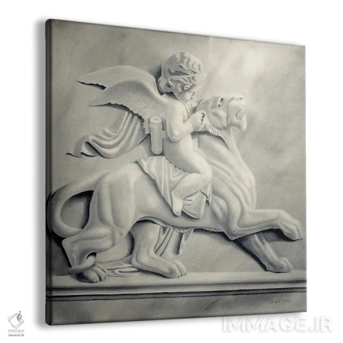 تابلو کوپید (فرشته عشق یونانی) اثر آلن وستون - نمای پرسپکتیو محصول