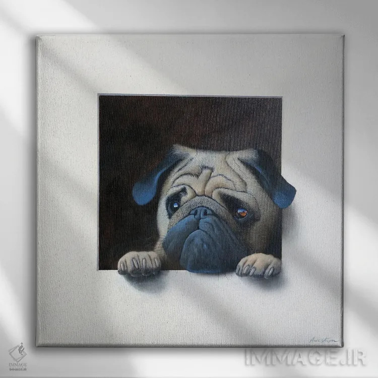 تابلو وینستون اثر آلن وستون - نمای روبهرو روی دیوار