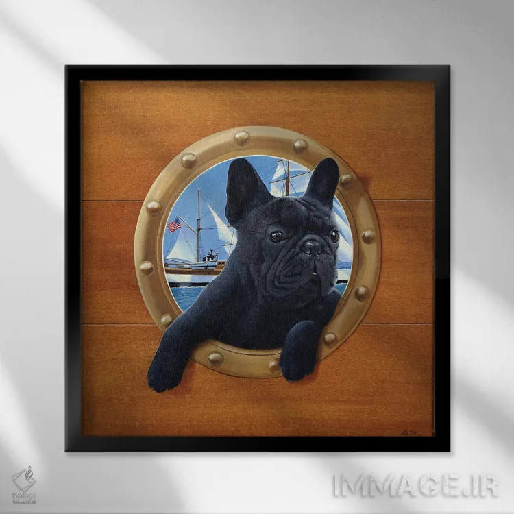 تابلو تاکی اثر آلن وستون - نمای قابدار مشکی