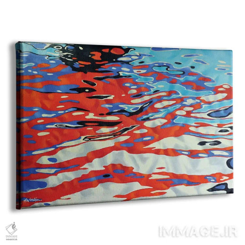 تابلو موجکهای پدستو اثر آلن وستون - نمای پرسپکتیو محصول