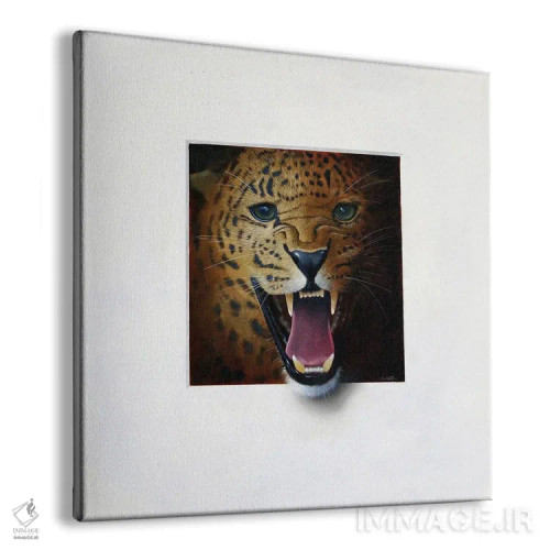 تابلو اوسلات (گربهسان جنگلی) اثر آلن وستون - نمای پرسپکتیو محصول