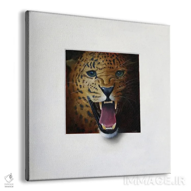 تابلو اوسلات (گربهسان جنگلی) اثر آلن وستون - نمای پرسپکتیو محصول
