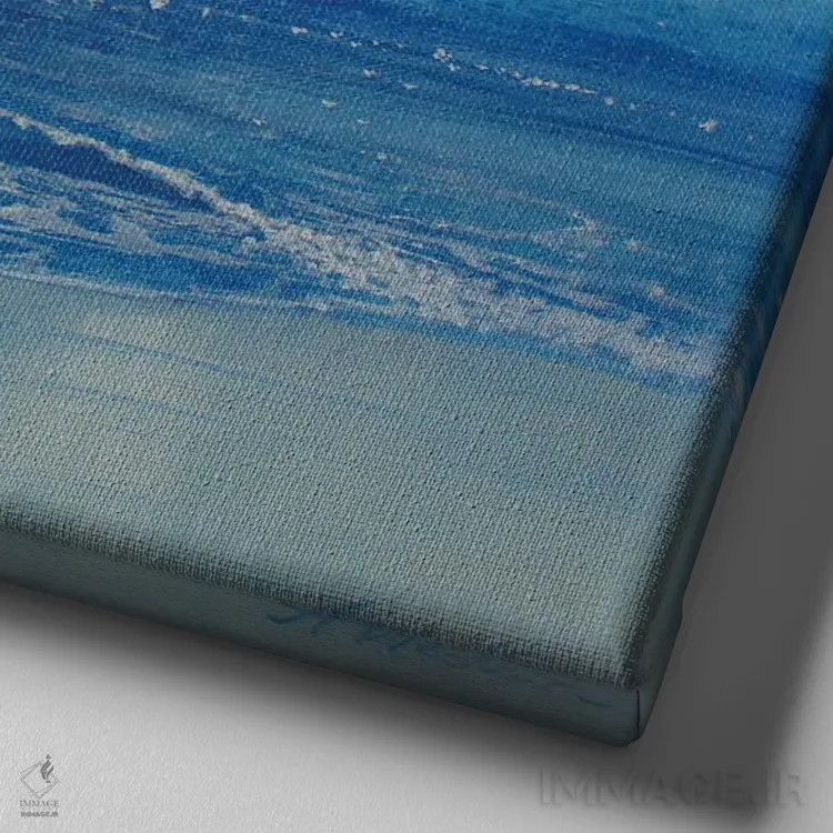 تابلو ساحل اسپلیت (شهر کرواسی) اثر آلن وستون - نمای نزدیک بافت بوم