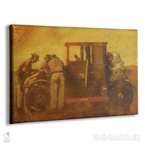 تابلو کامیون قدیمی اول اثر آلن وستون - نمای پرسپکتیو محصول